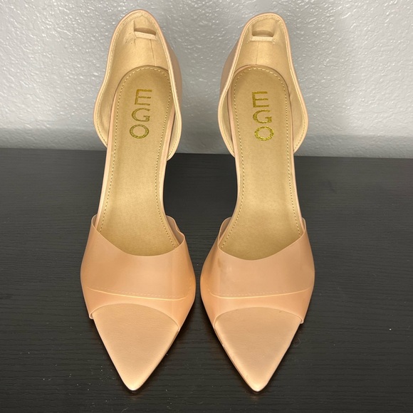 NWOT nude clear EGO heels from ASOS - super sexy to dress up or down - Picture 2 of 7